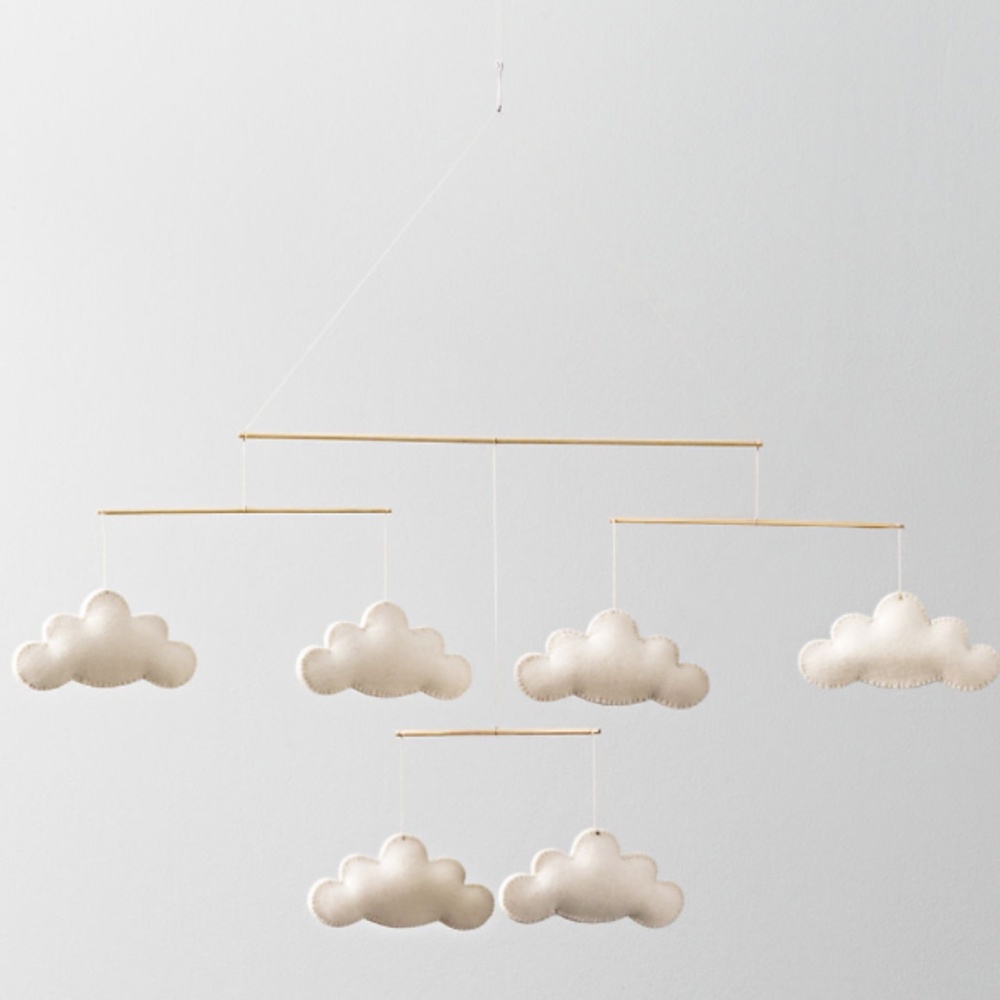 RH Baby Wool Felt Cloud Mobile